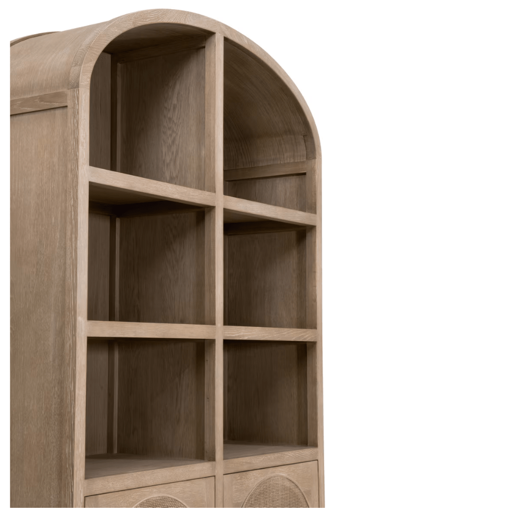 Cane Storage Bookcase Bookcase 8093.SGRY-OAK/CN