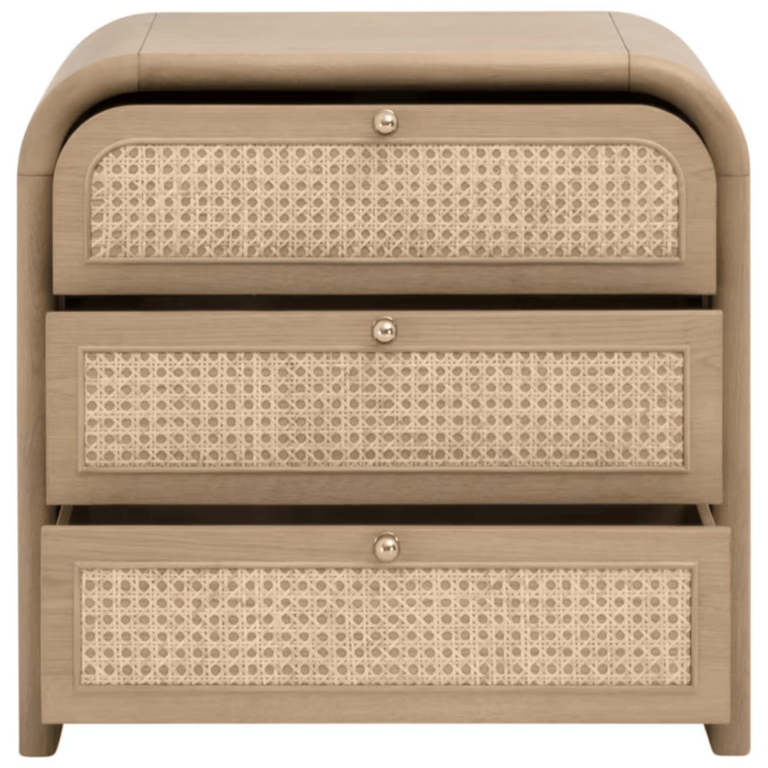 Cannes Nightstand Nightstands + Bedside Tables 5280.NAT-OAK 842279145521