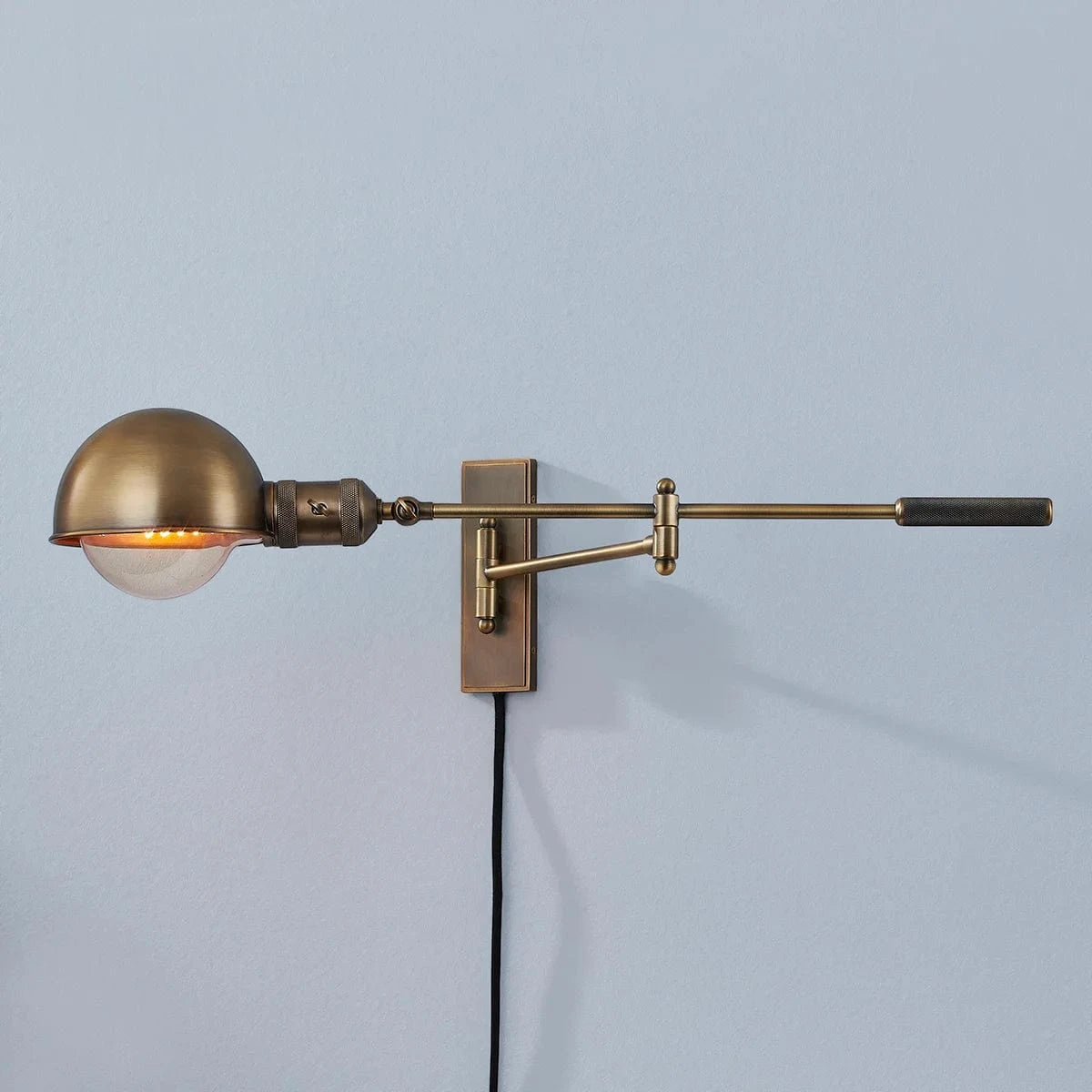 Cannon Plug-in Sconce Wall Sconces PTL1108-PBR