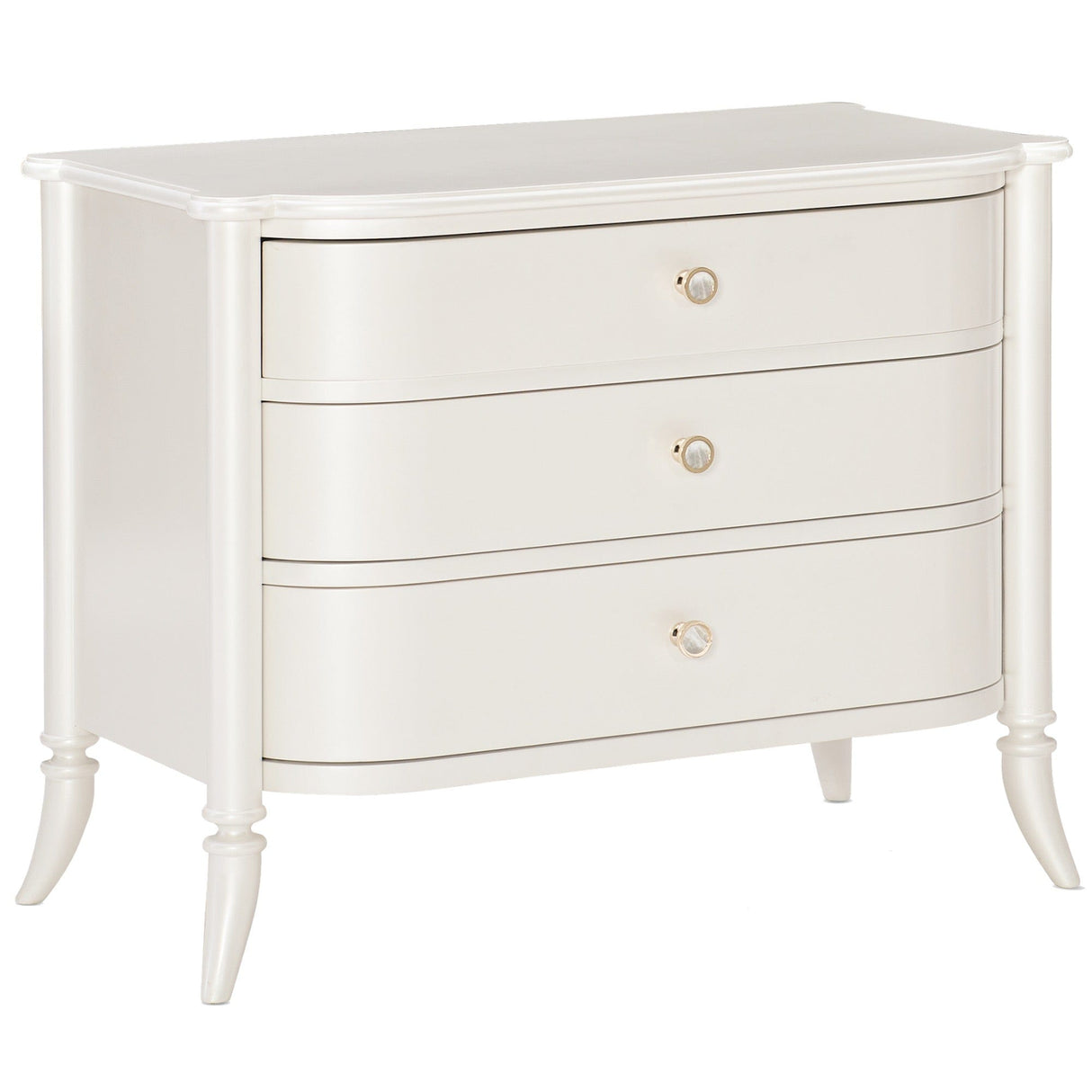 Caracole Oyster Diver Nightstand Nightstands caracole-CLA-419-068 662896028904