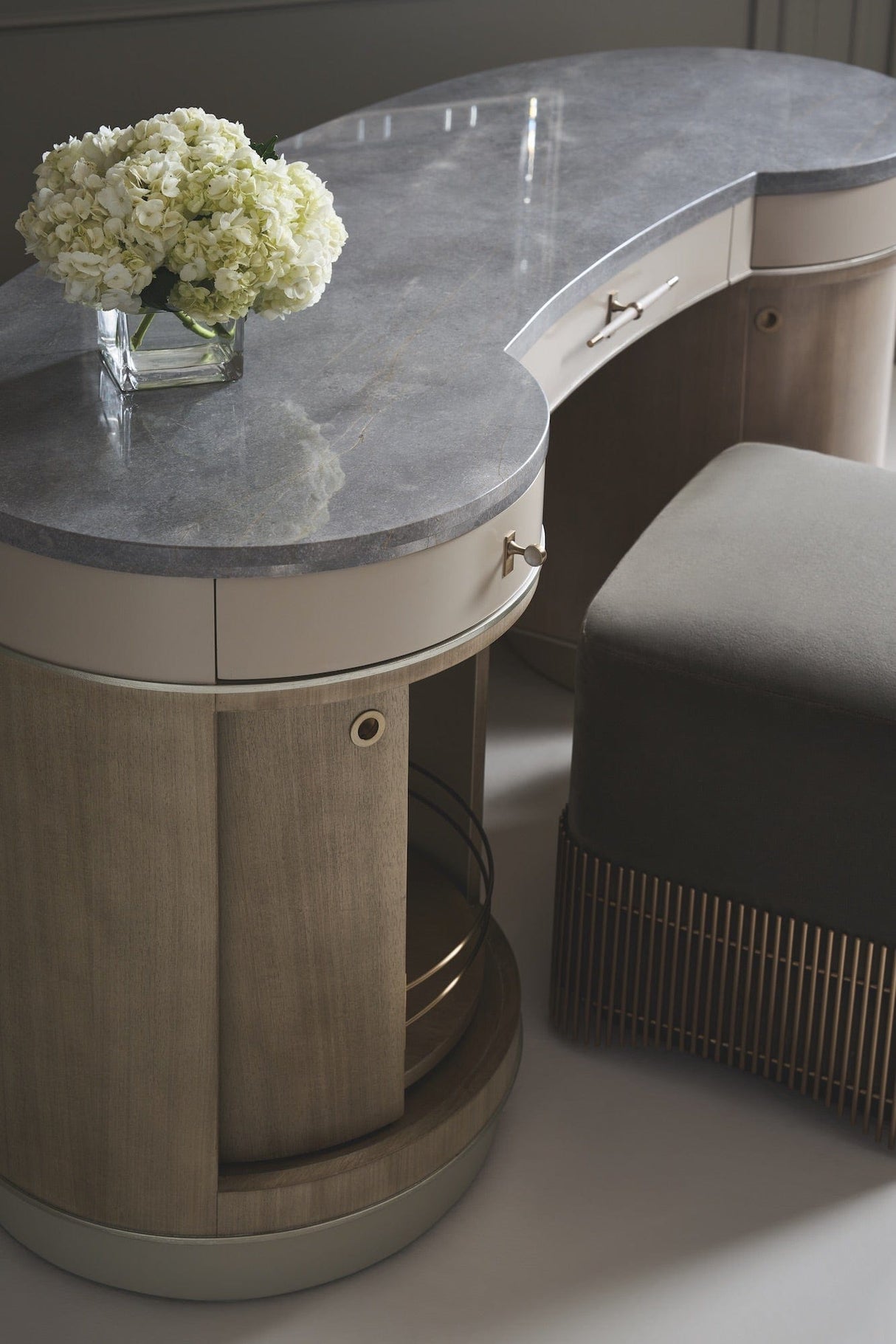 Caracole Petit Four Ottoman Ottomans