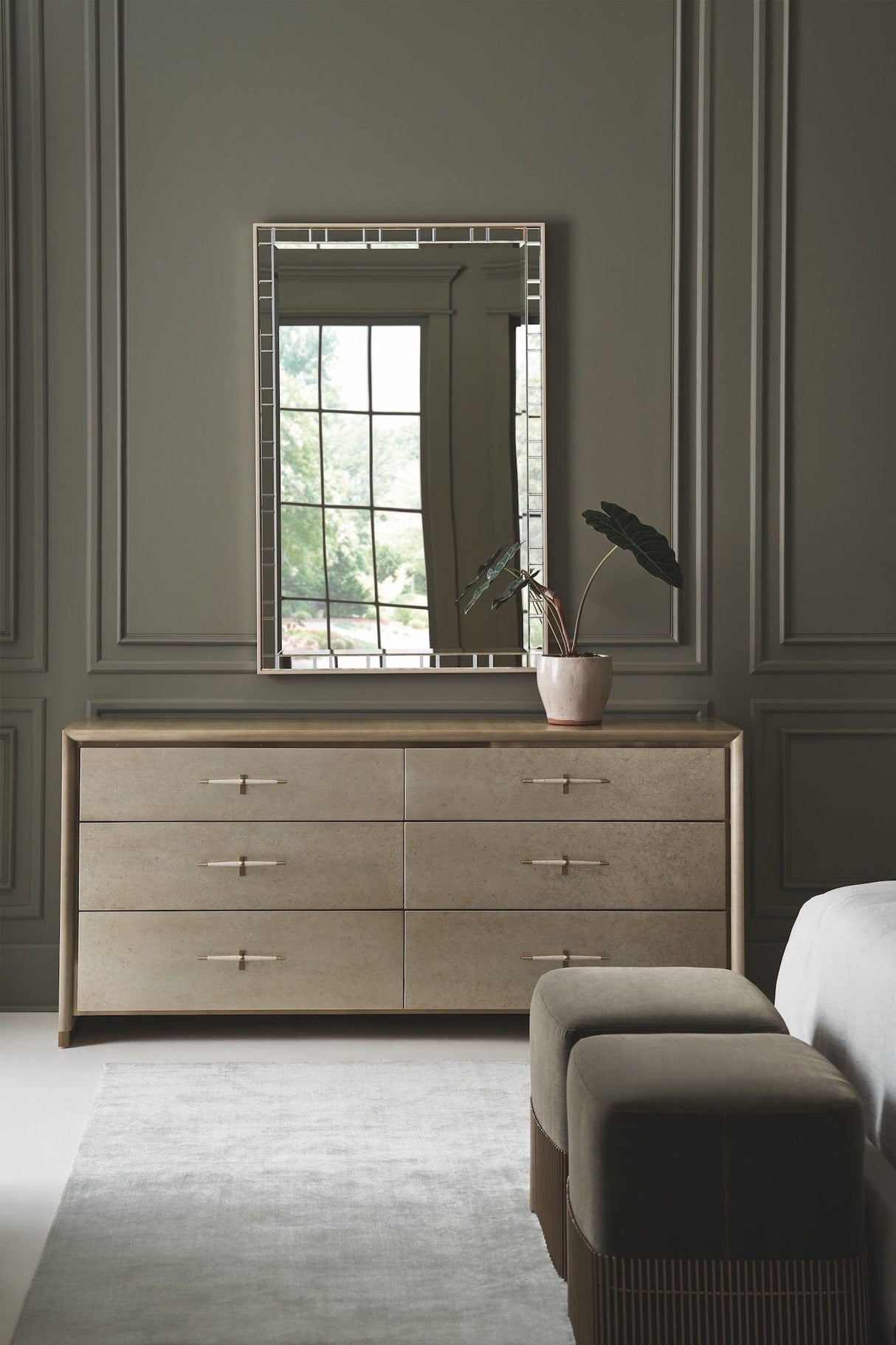 Caracole Petit Four Ottoman Ottomans