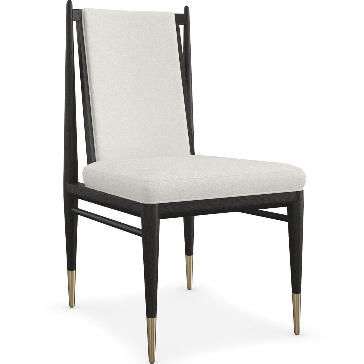 Caracole Unity Dark Dining Chair Upholstered Dining Chair caracole-M142-022-294 662896047790