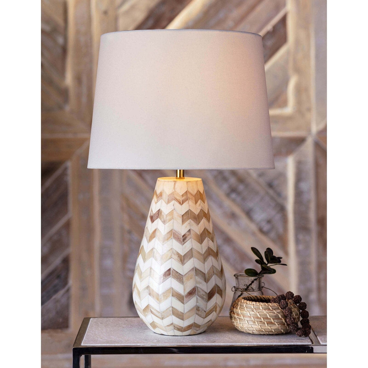 Cassia Chevron Table Lamp Lamp