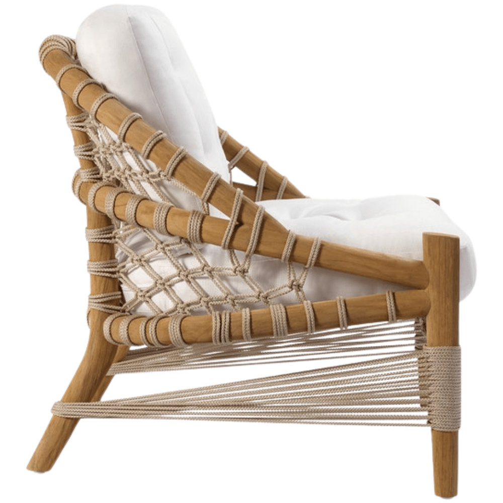 Castelo Outdoor Lounge Chair Outdoor Furniture FURCASTLOCHWSD-2ALWH