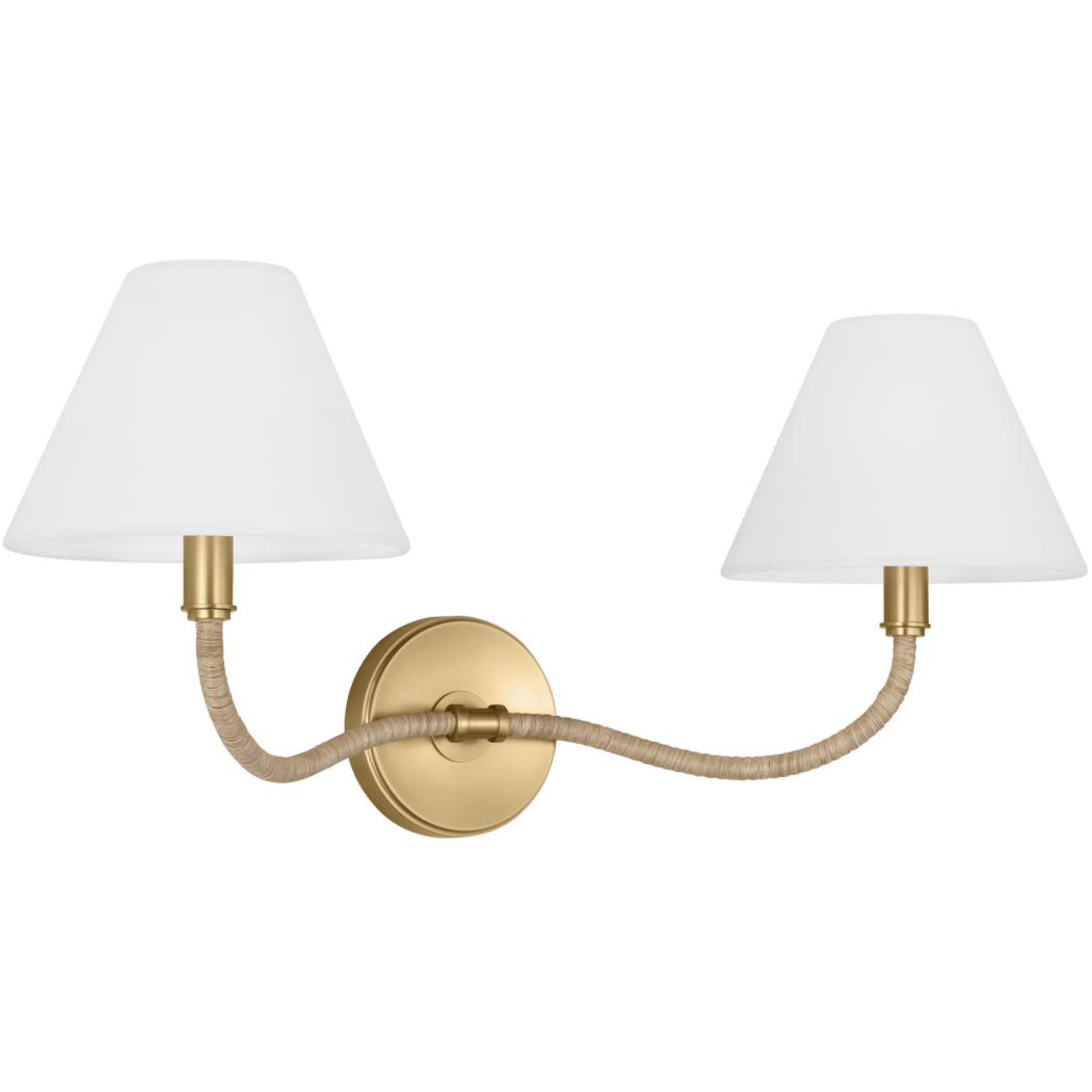 Chapman & Myers Laguna Double Sconce Wall Sconces chapman-myers-CW1302BBS 014817639599
