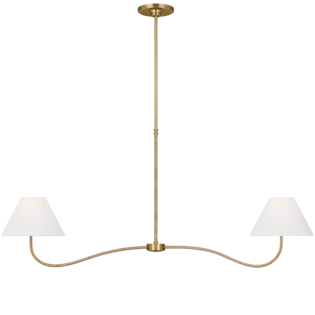 Chapman & Myers Laguna Linear Chandelier Chandeliers chapman-myers-CC1712BBS 014817639582