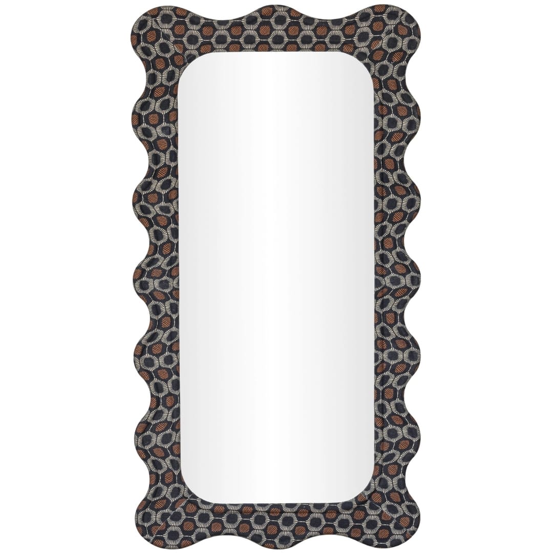 Charlene Squiggle Wall Mirror Rectangle + Square Mirrors TOV-C18949 793580646385