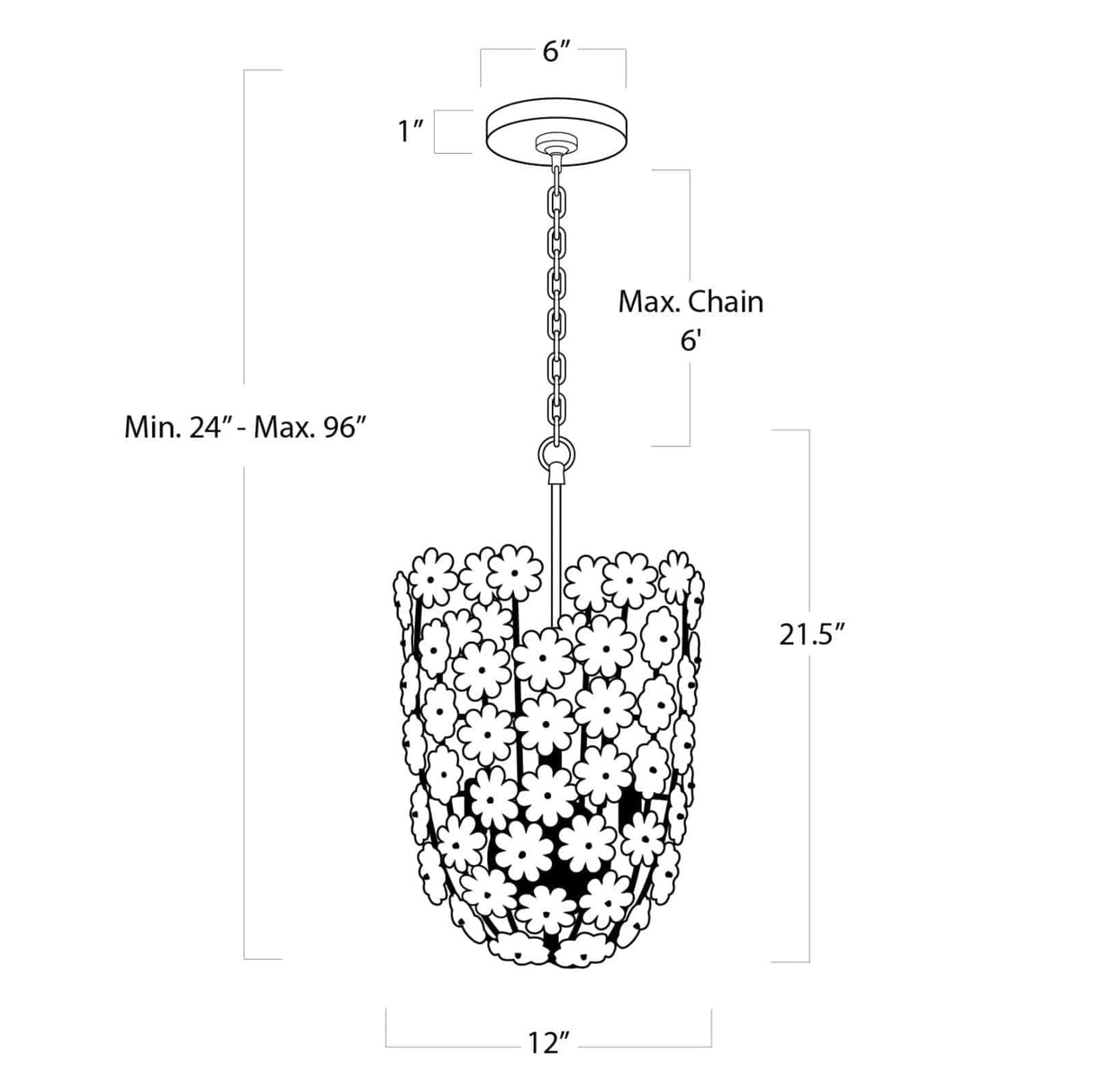 Charlotte Pendant Pendant Lighting 16-1185 844717091070