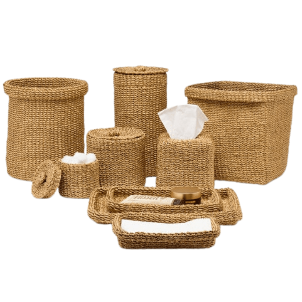 Chelston Wastebasket - Rectangular Bath Accessory