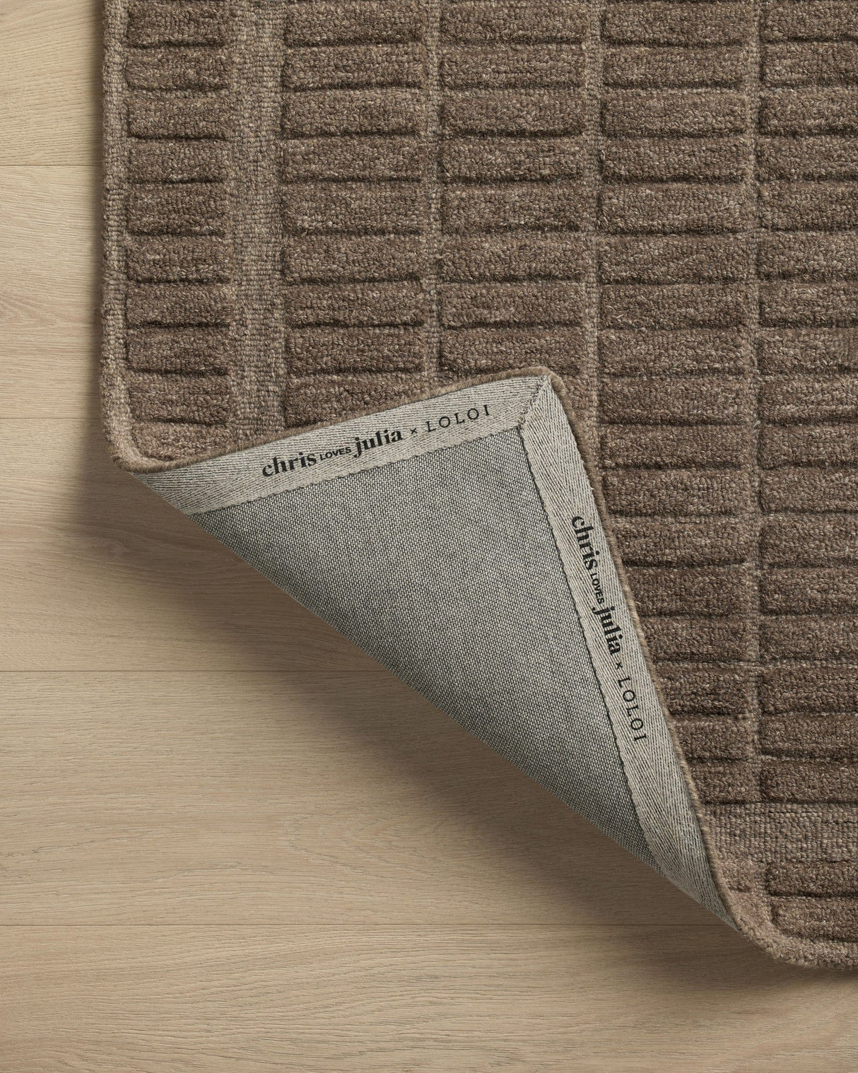Chris Loves Julia × Loloi Bradley Cocoa Rug Rugs