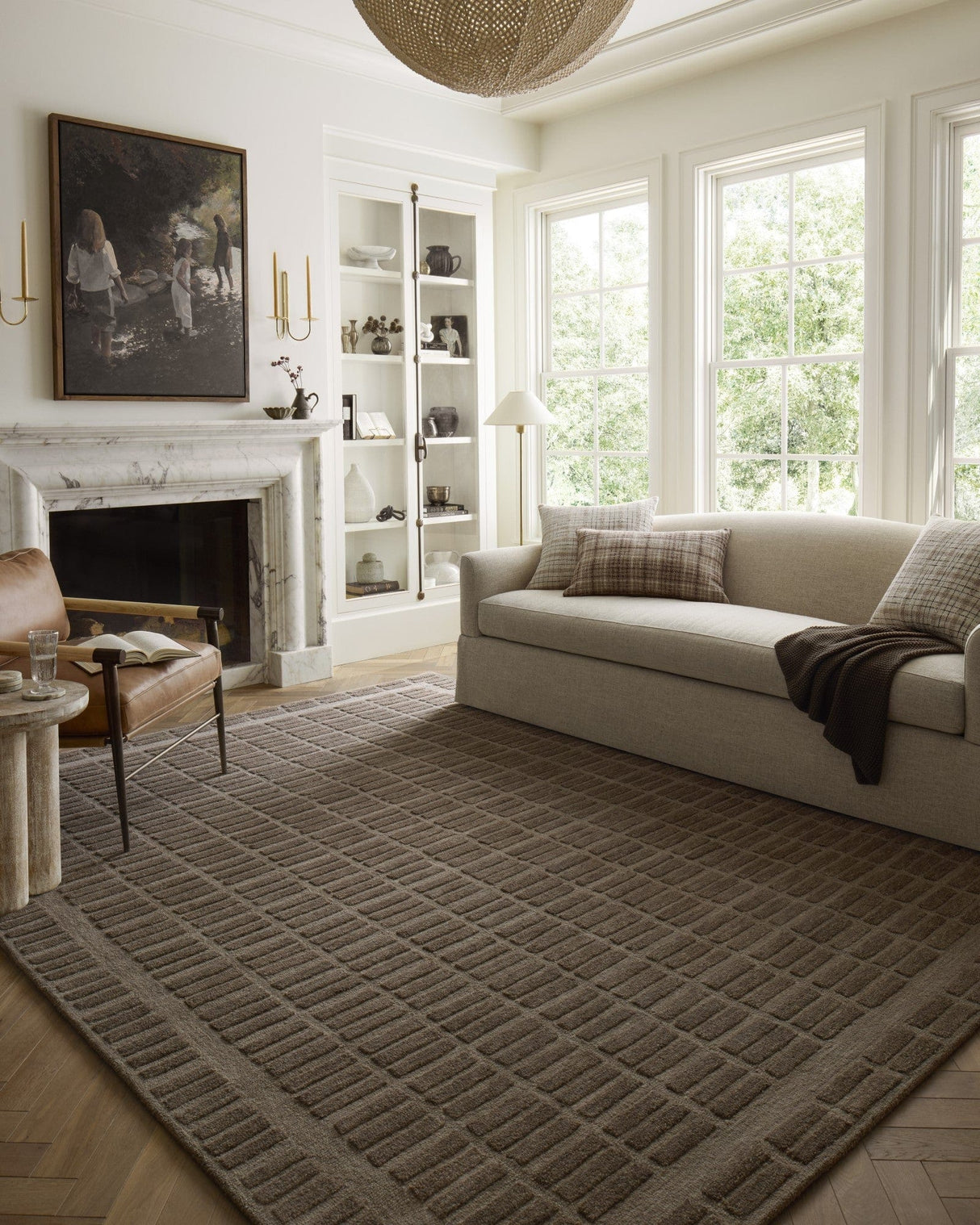 Chris Loves Julia × Loloi Bradley Cocoa Rug Rugs