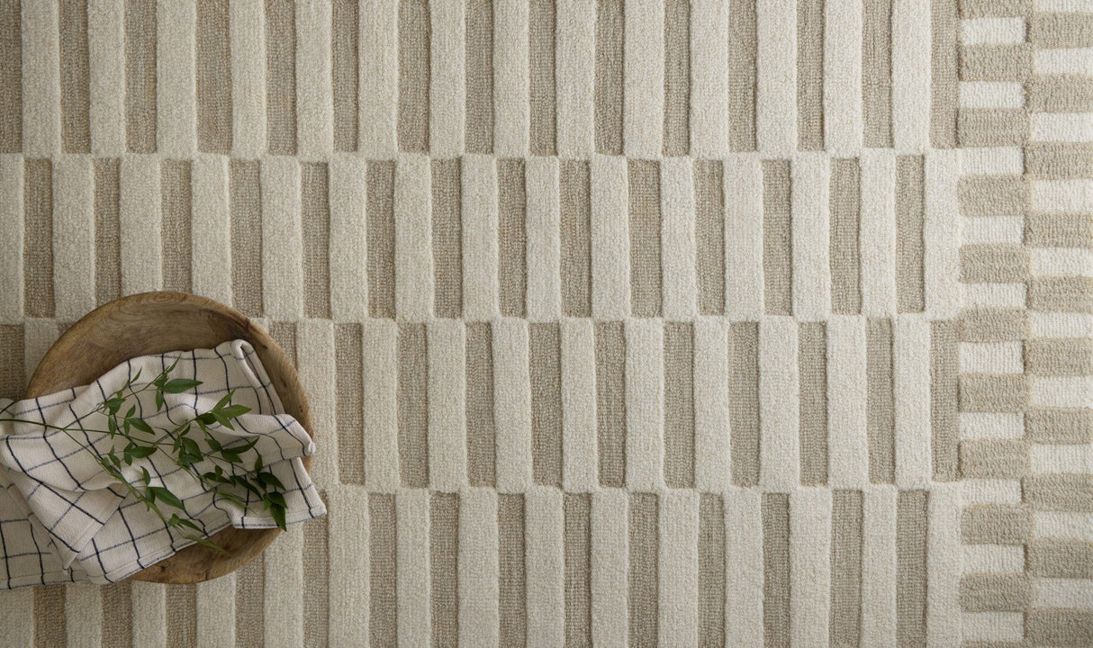 Chris Loves Julia × Loloi Bradley Ivory/Beige Rug Rugs