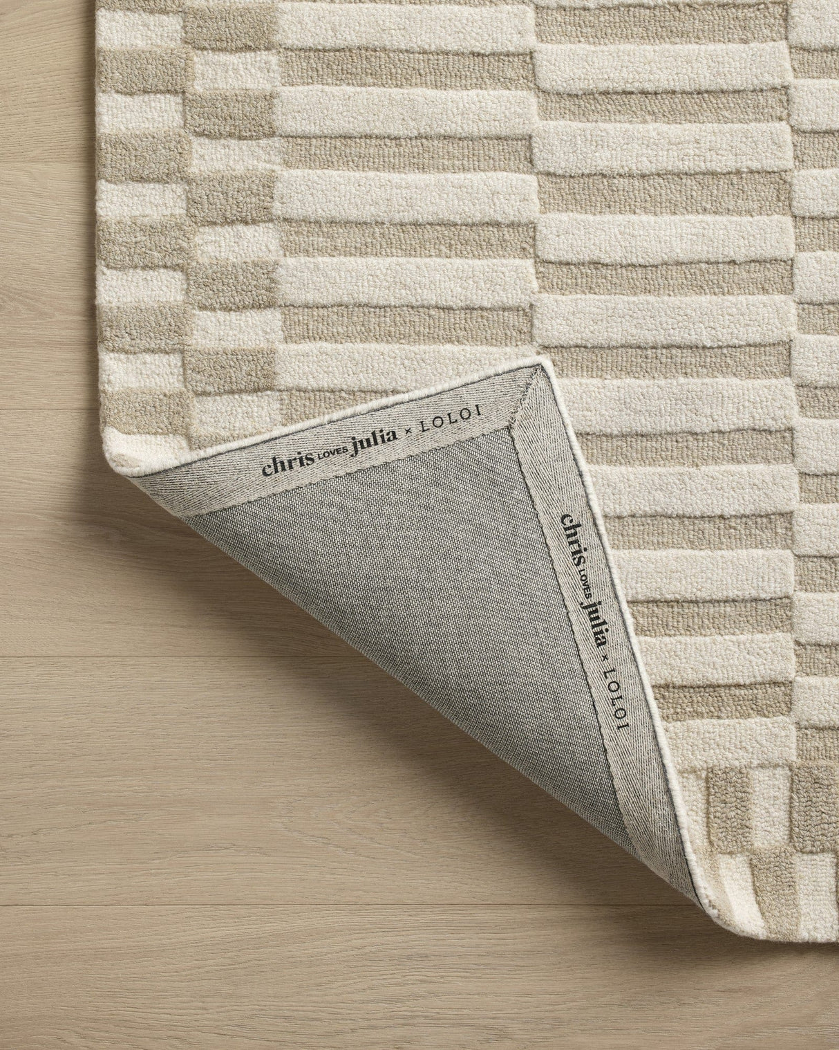 Chris Loves Julia × Loloi Bradley Ivory/Beige Rug Rugs