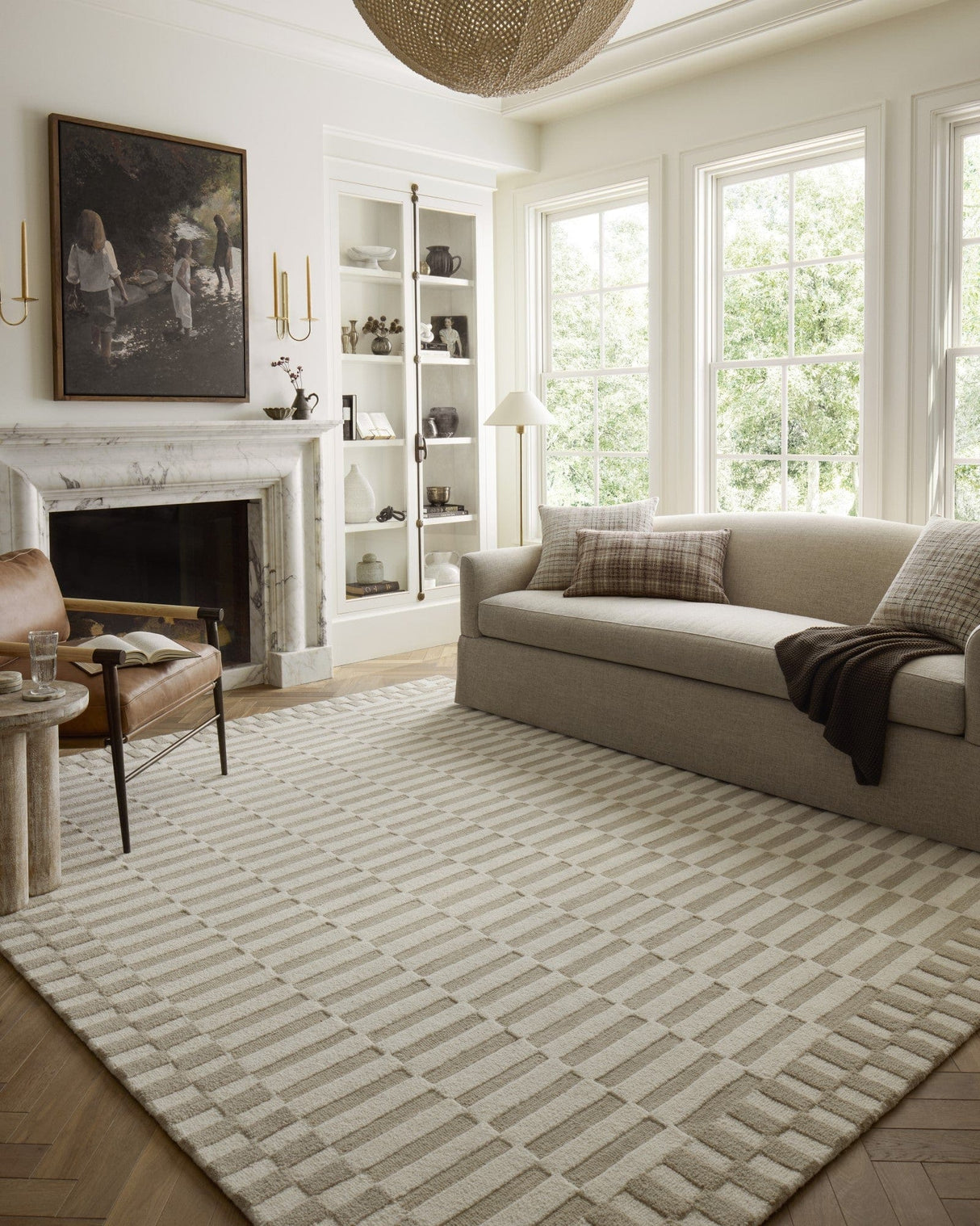 Chris Loves Julia × Loloi Bradley Ivory/Beige Rug Rugs