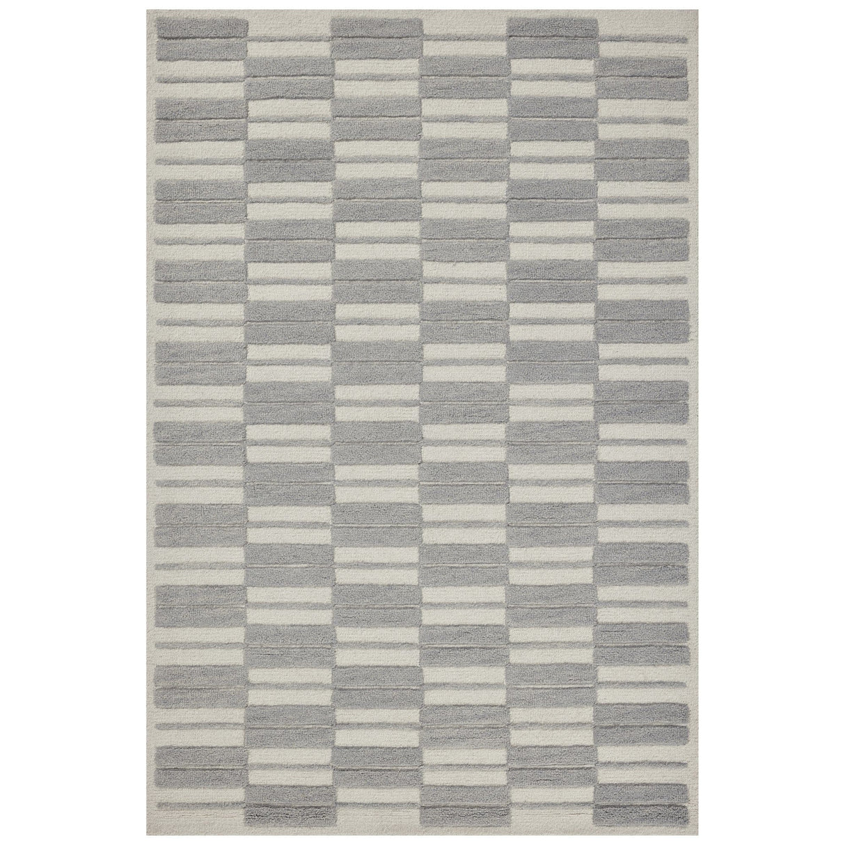 Chris Loves Julia × Loloi Bradley Ivory/Grey Rug Rugs loloi-BRABRL0324IVGY