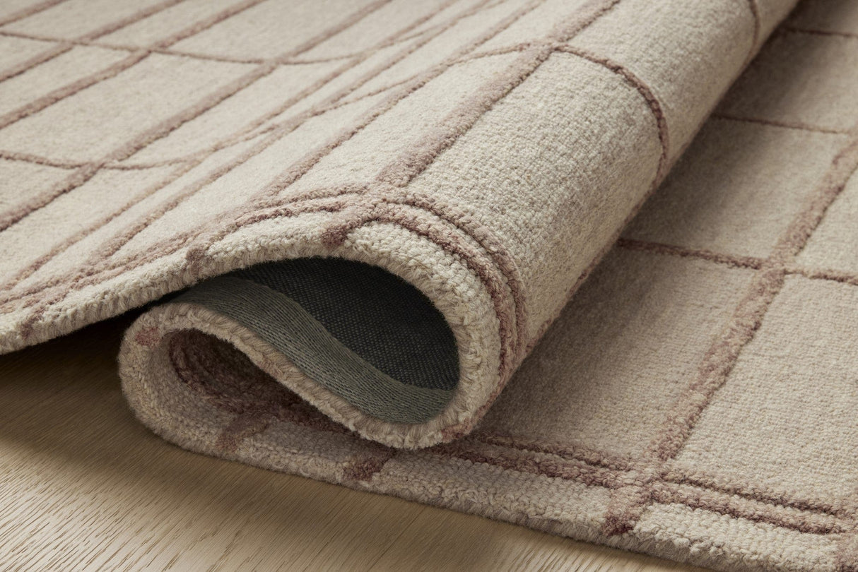 Chris Loves Julia × Loloi Bradley Rose/Blush Rug Rugs