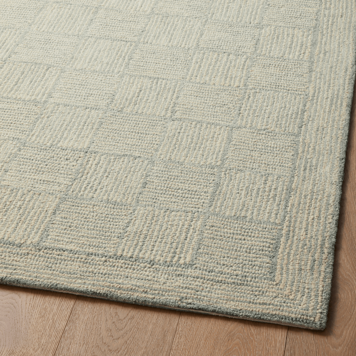 Chris Loves Julia x Loloi Francis Rug - Silver/Sky Area Rug