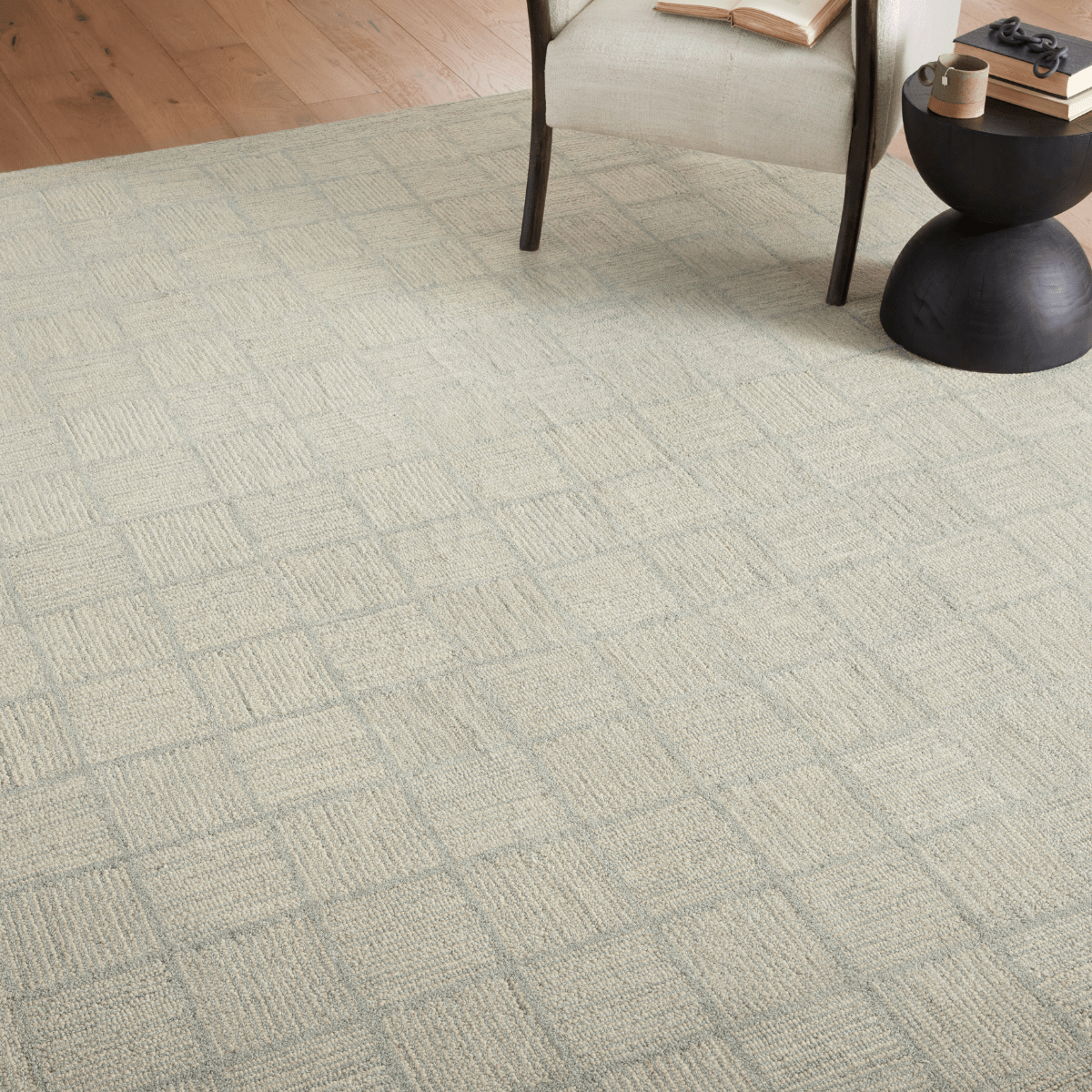 Chris Loves Julia x Loloi Francis Rug - Silver/Sky Area Rug