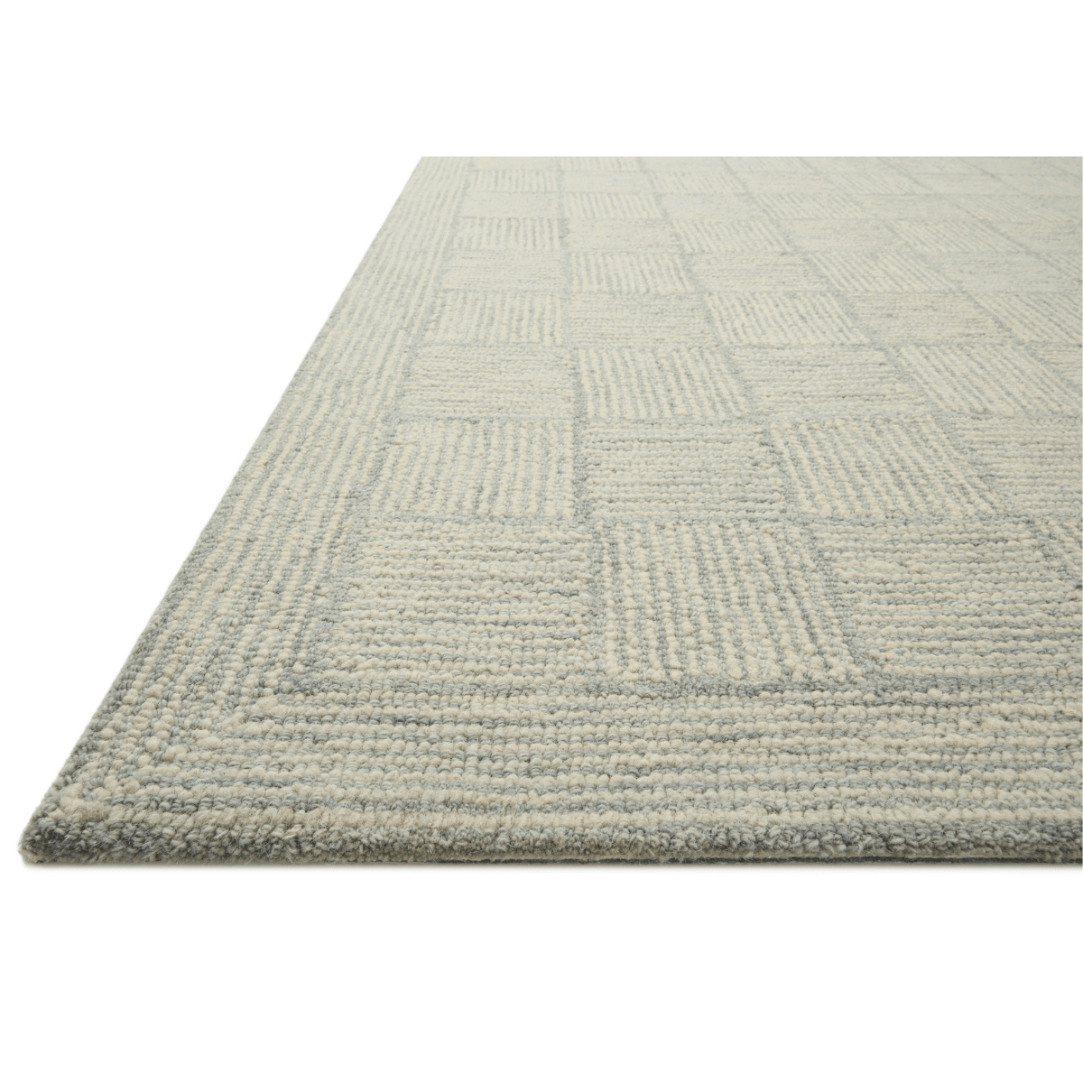 Chris Loves Julia x Loloi Francis Rug - Silver/Sky Area Rug