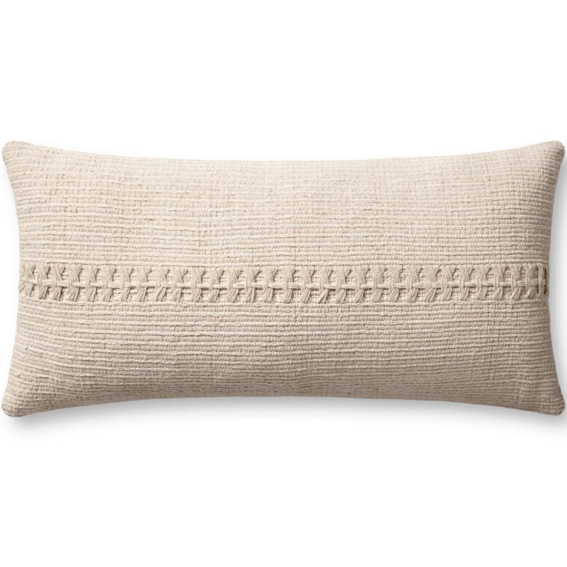 Chris Loves Julia × Loloi Pillow - Ivory Pillows P307PCJ0018IV00PI13 885369736889