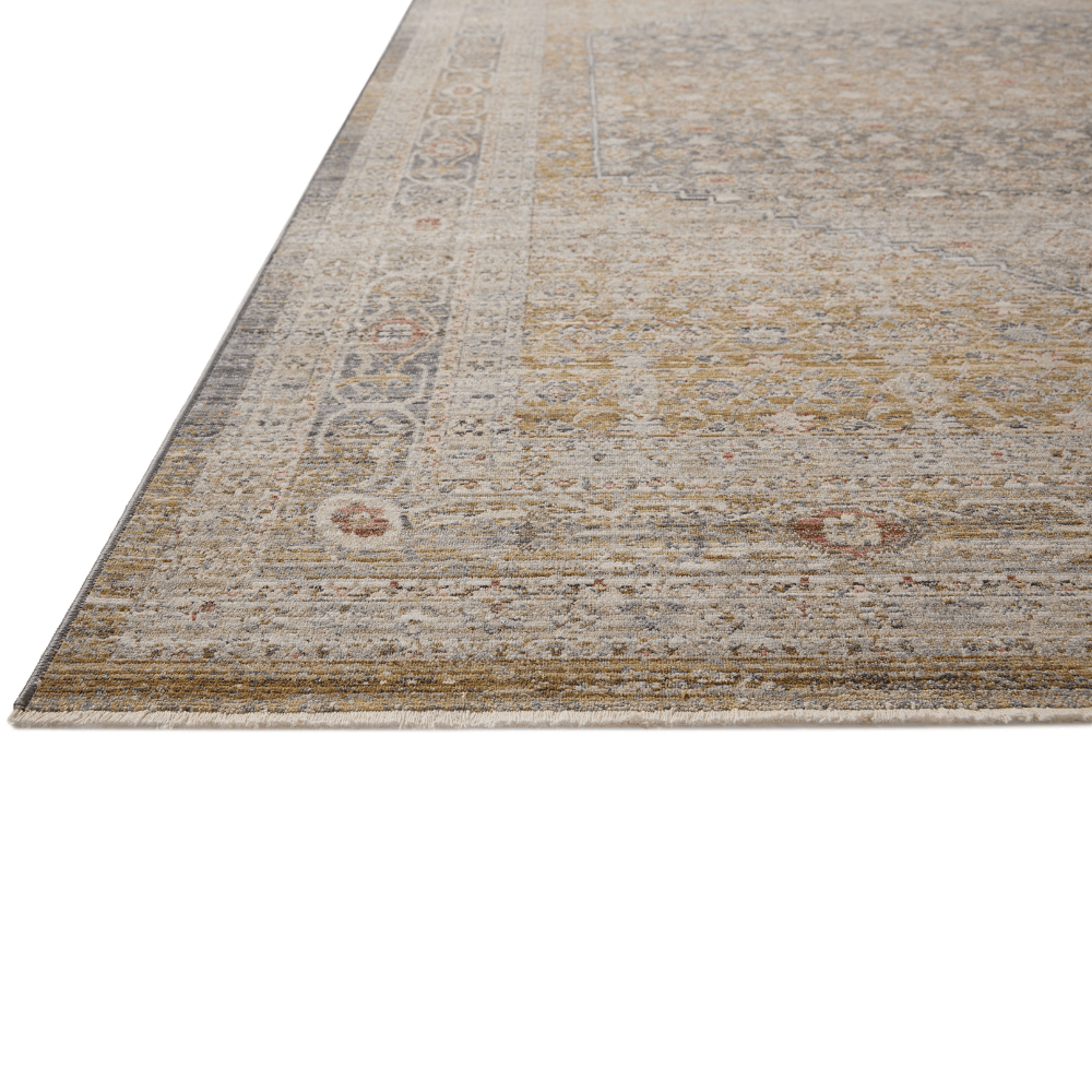 Chris Loves Julia x Loloi Stone/Gold Ida Rug Rugs