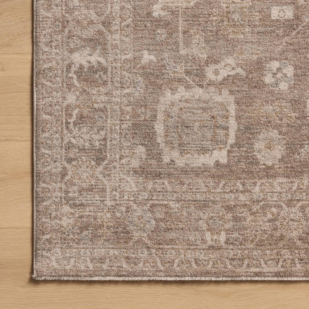 Chris Loves Julia x Loloi Taupe/Ivory Louisa Rug Rugs