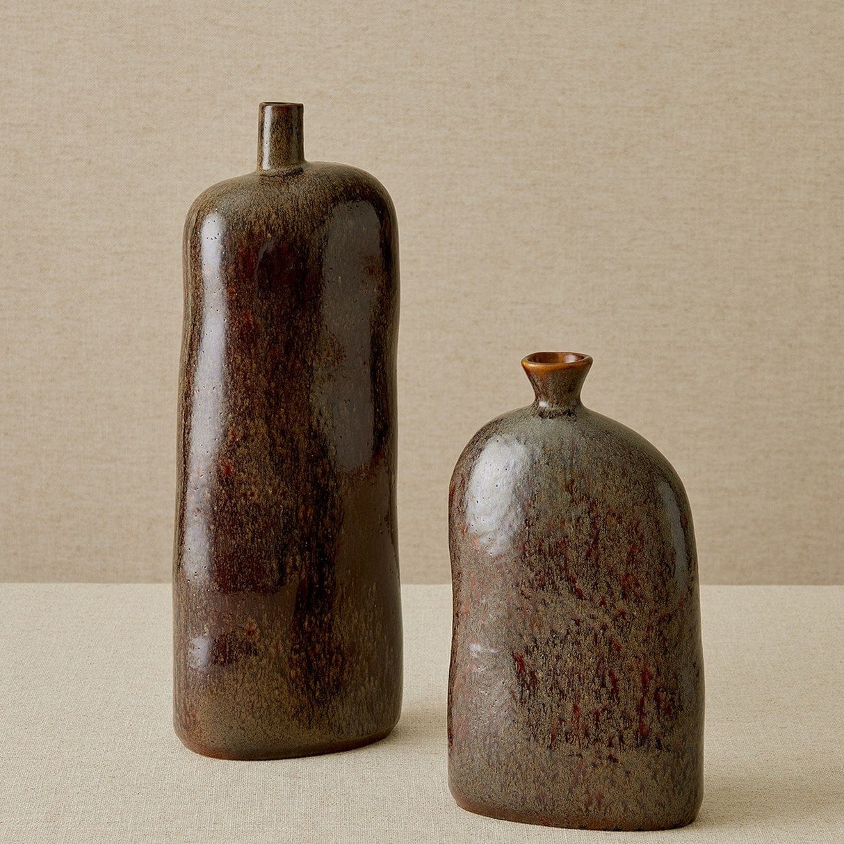 Cinnabar Bottles Decorative Object