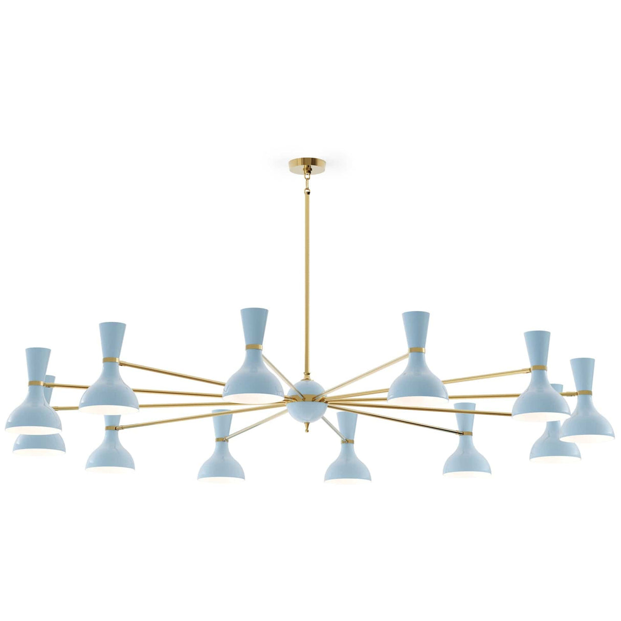Clare Baby Blue Chandelier Chandelier BB12BB