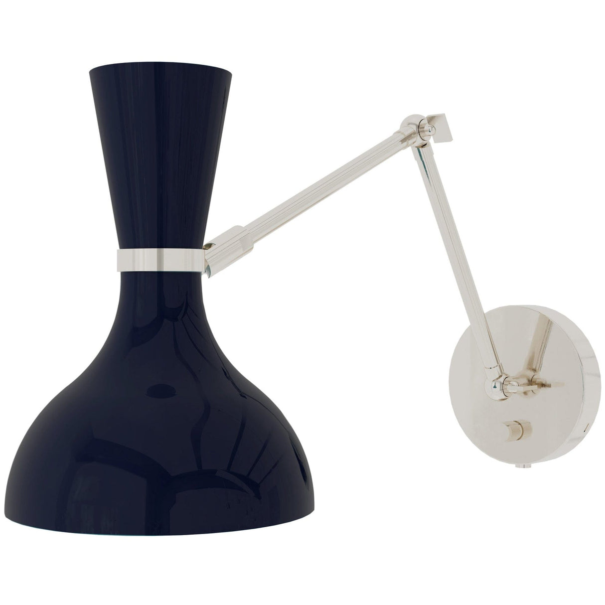 Clare Midnight Blue Adjustable Wall Sconce Wall Sconces MB19MB