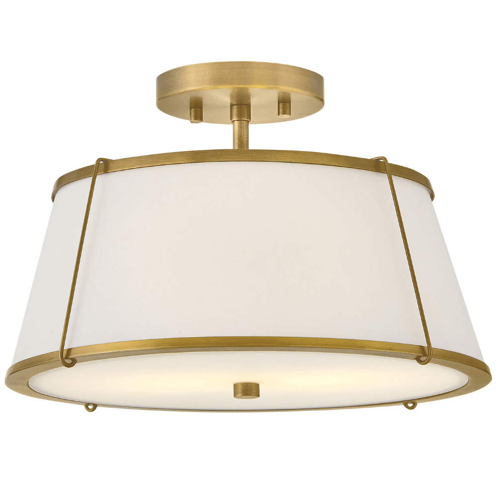 Clarke Medium Semi-Flush Mount Flush Mount 4893LDB-OW