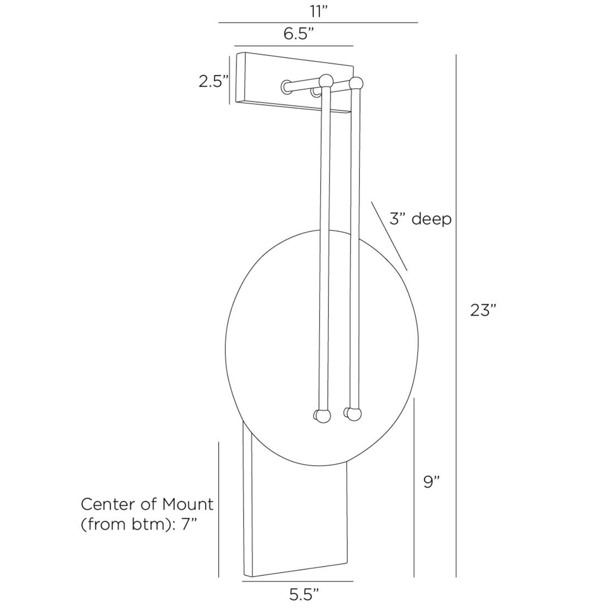Clover Sconce Wall Sconces DWC30 796505707147