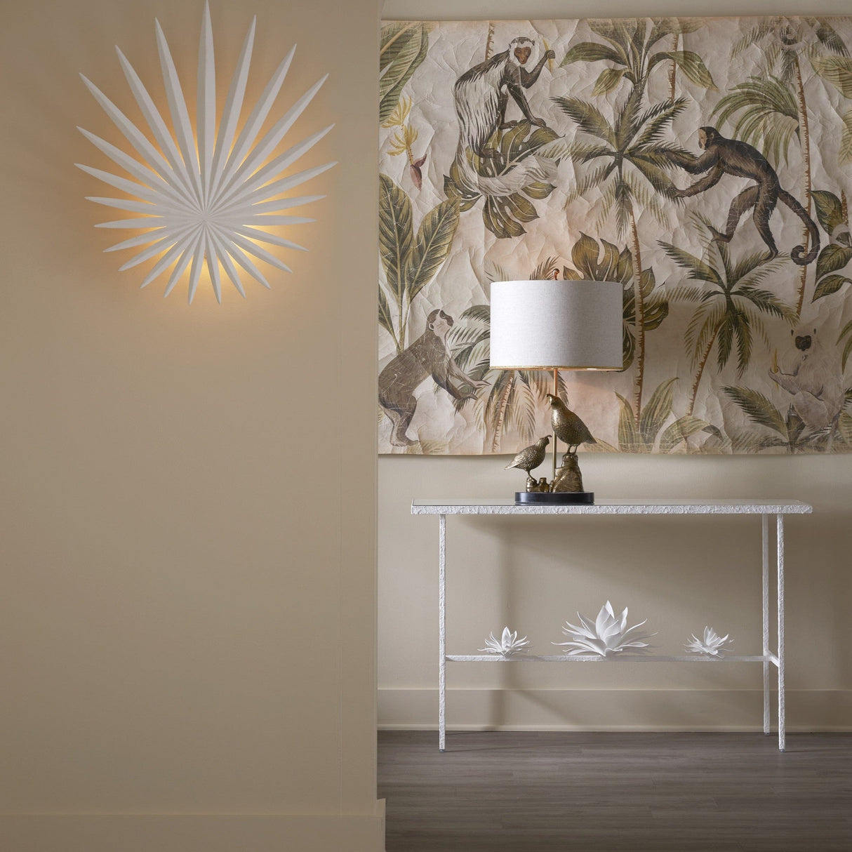 Codorniz Brass Table Lamp Table Lamps currey-co-6000-0886 633306052987