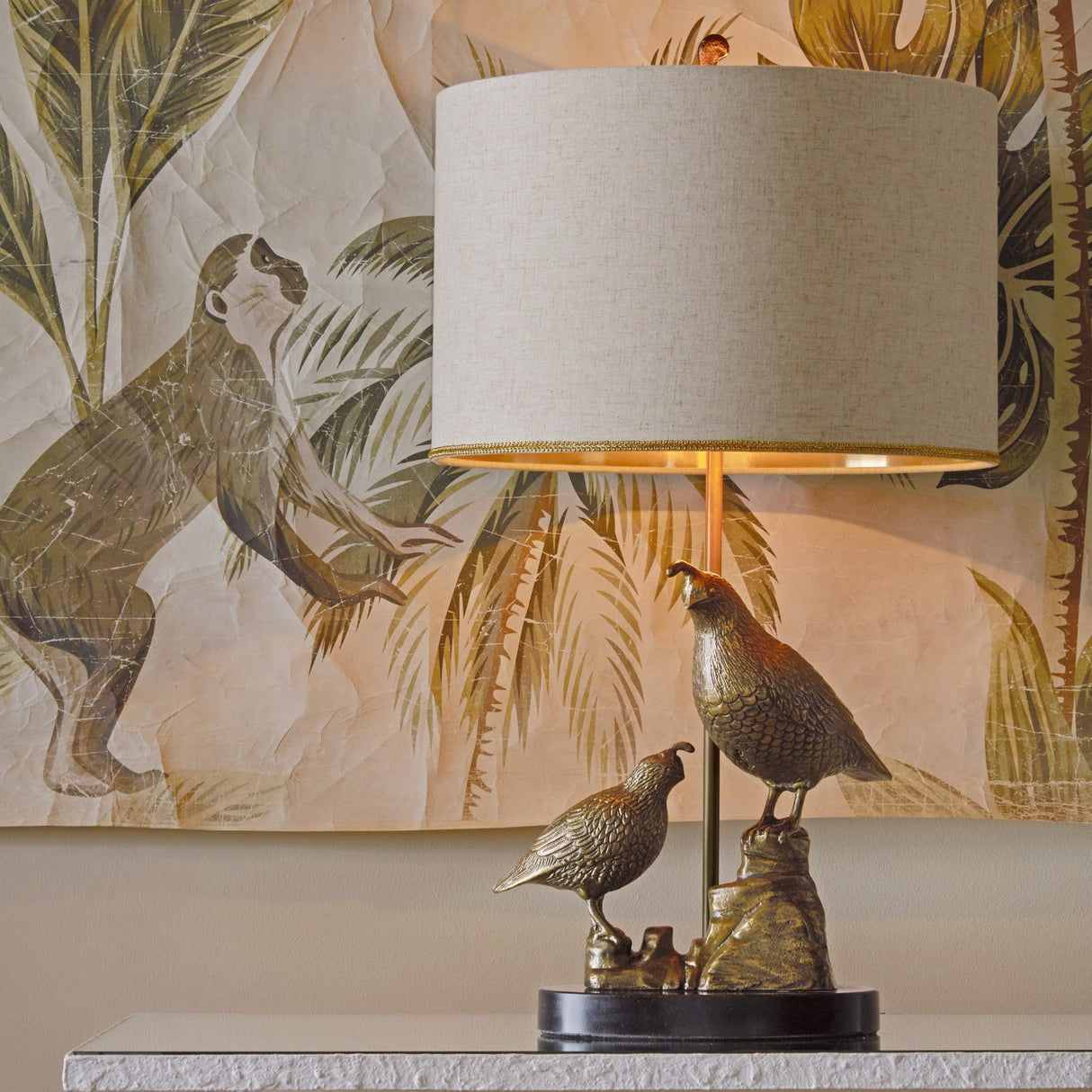 Codorniz Brass Table Lamp Table Lamps currey-co-6000-0886 633306052987