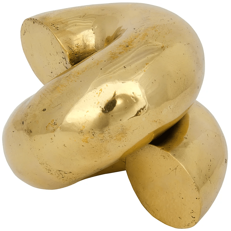 Coiled Brass Sculpture by Noir