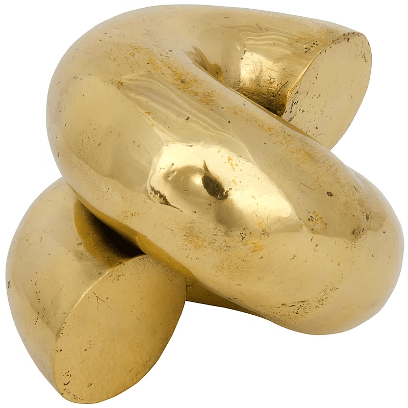 Coiled Brass Sculpture by Noir