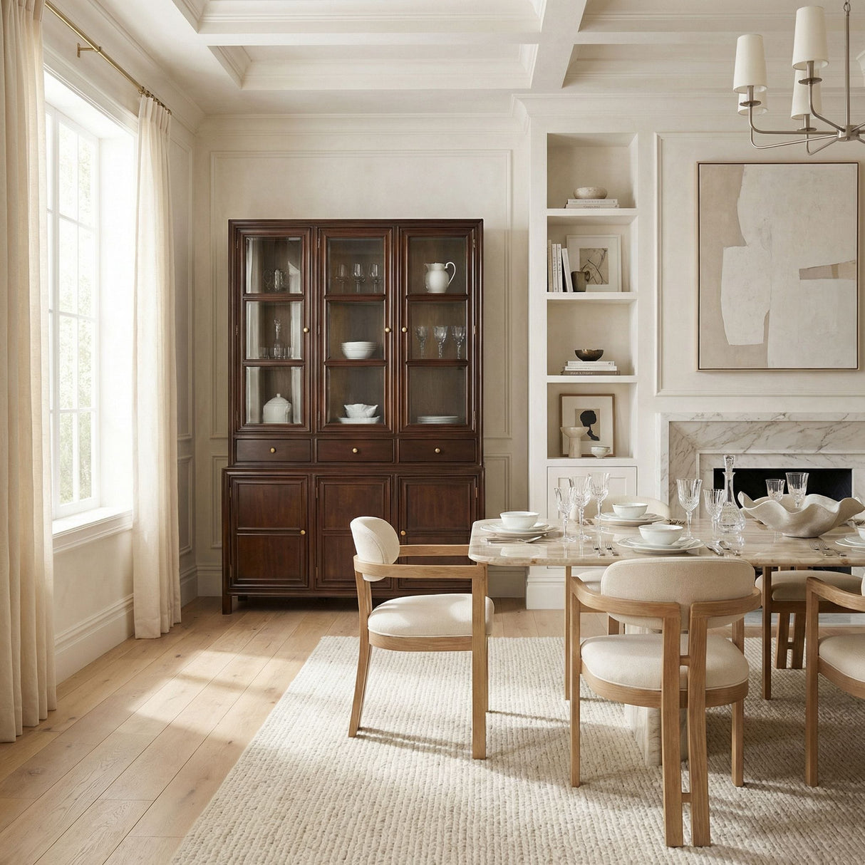 Colonial Hutch Storage Cabinet
