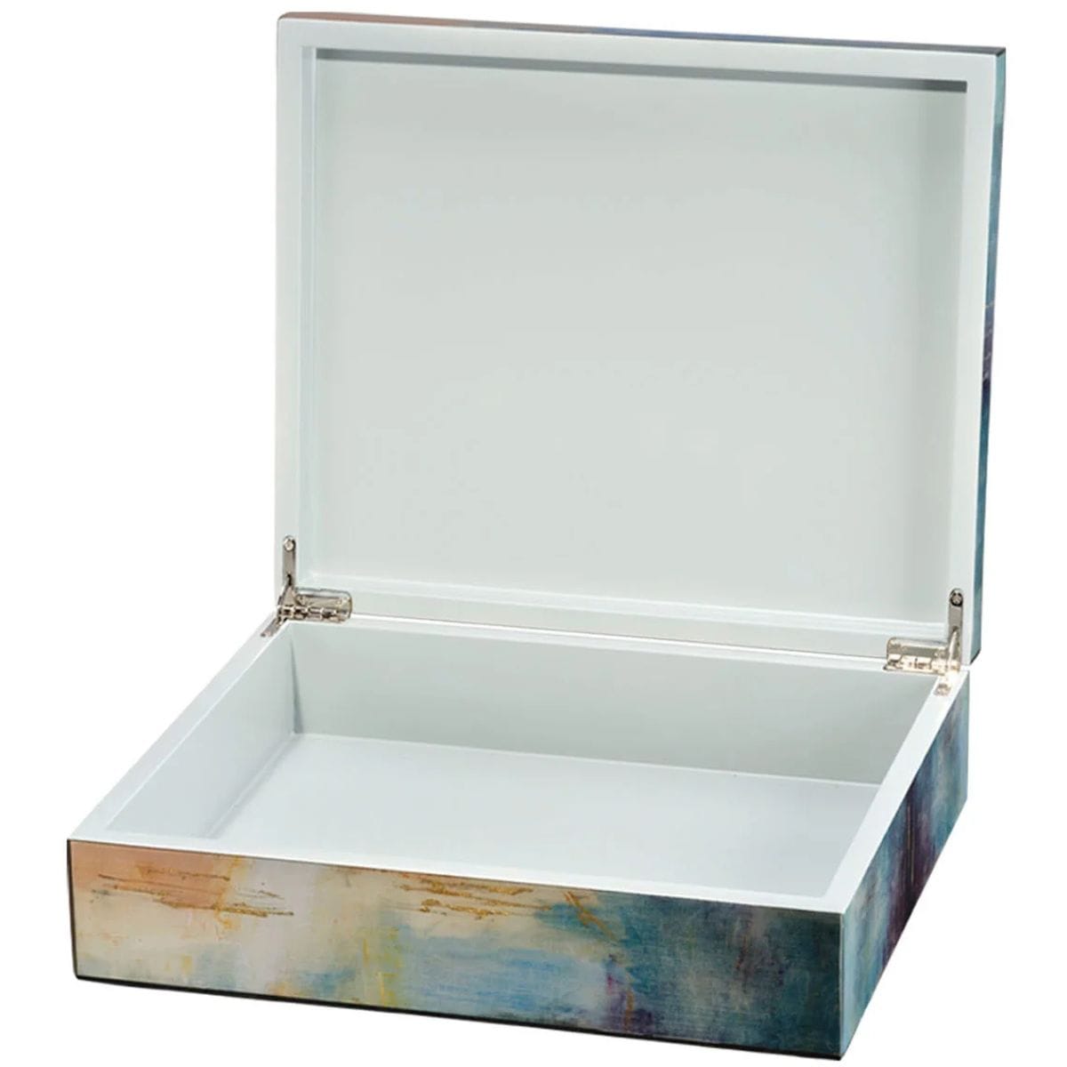 Colorwash Lacquered Box Boxes 7COLO-BXBL 688933041668