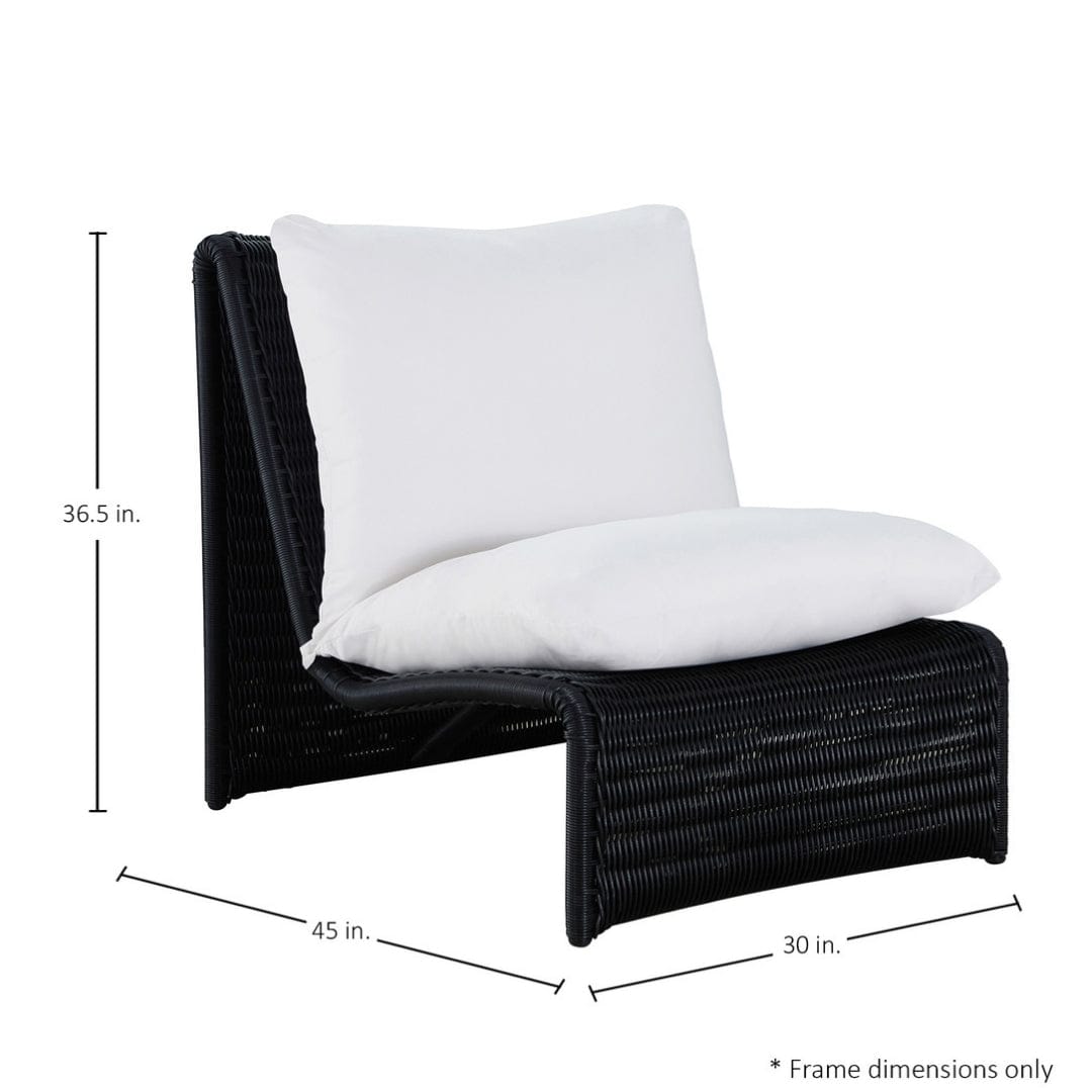 Como High Back Lounge Outdoor Occasional + Accent Chairs