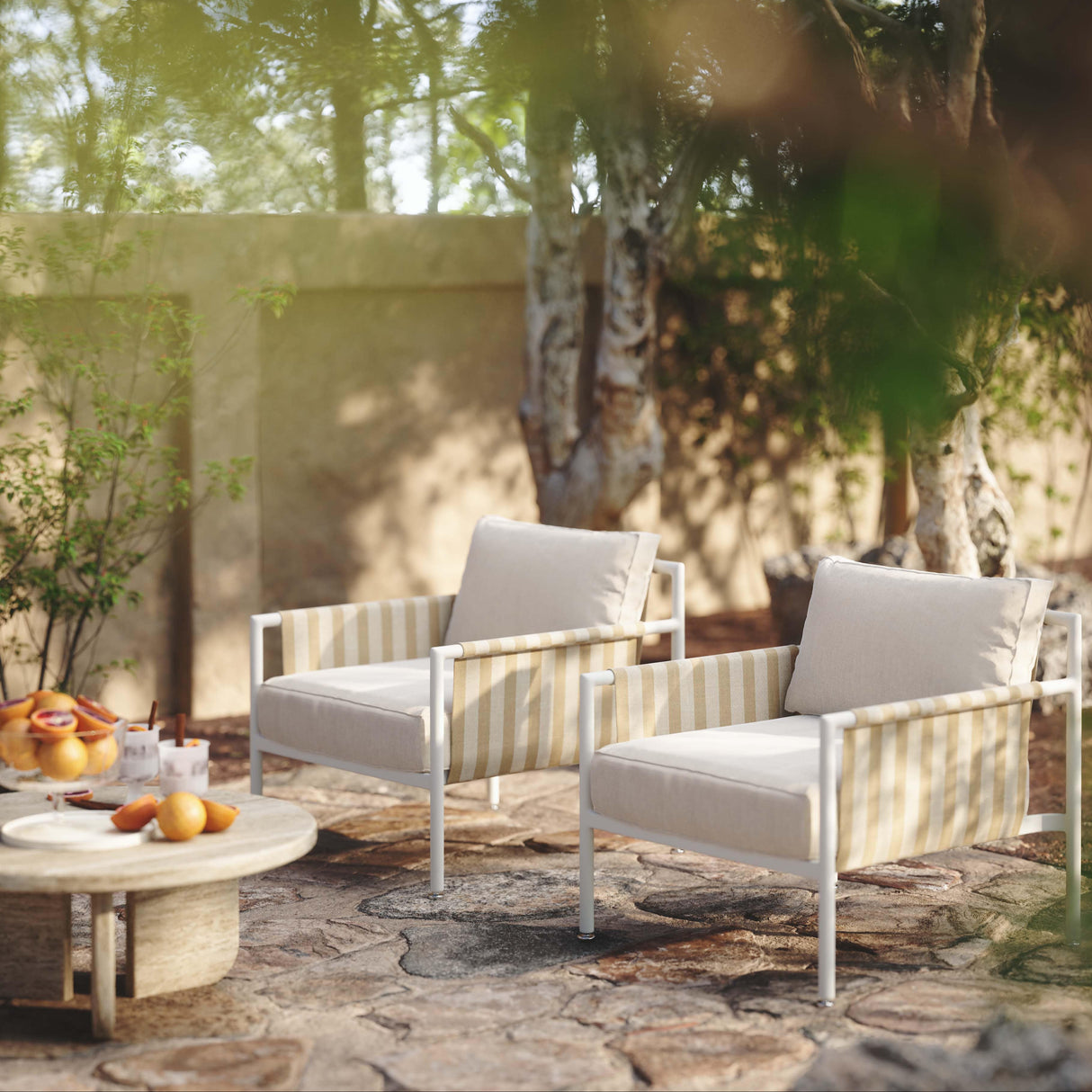 Cora Cream Outdoor Armchair Outdoor Chairs TOV-O68965