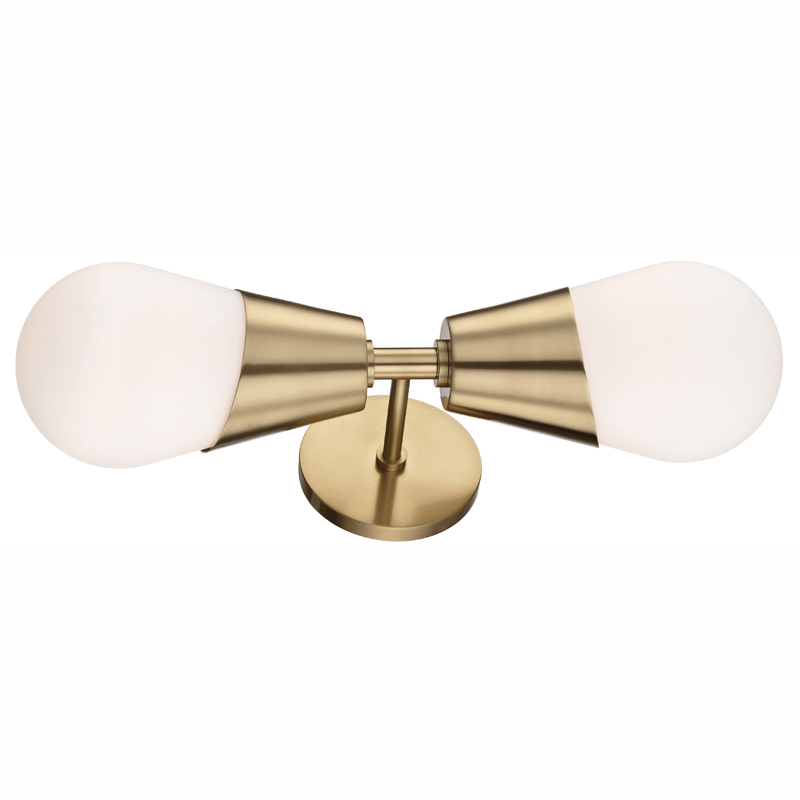 Cora Double Wall Sconce Sconces H101102-AGB 806134835330