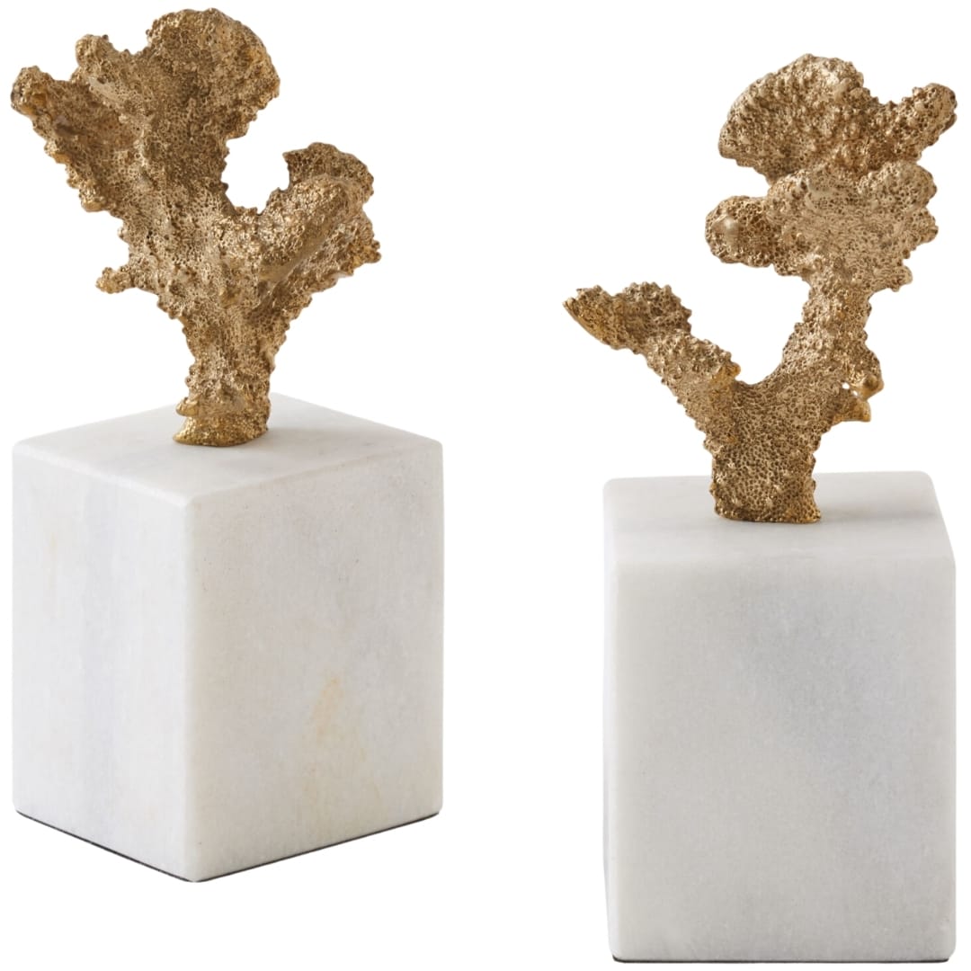 Coral Sculptures (Set of 2) Sculptural Objects 883297