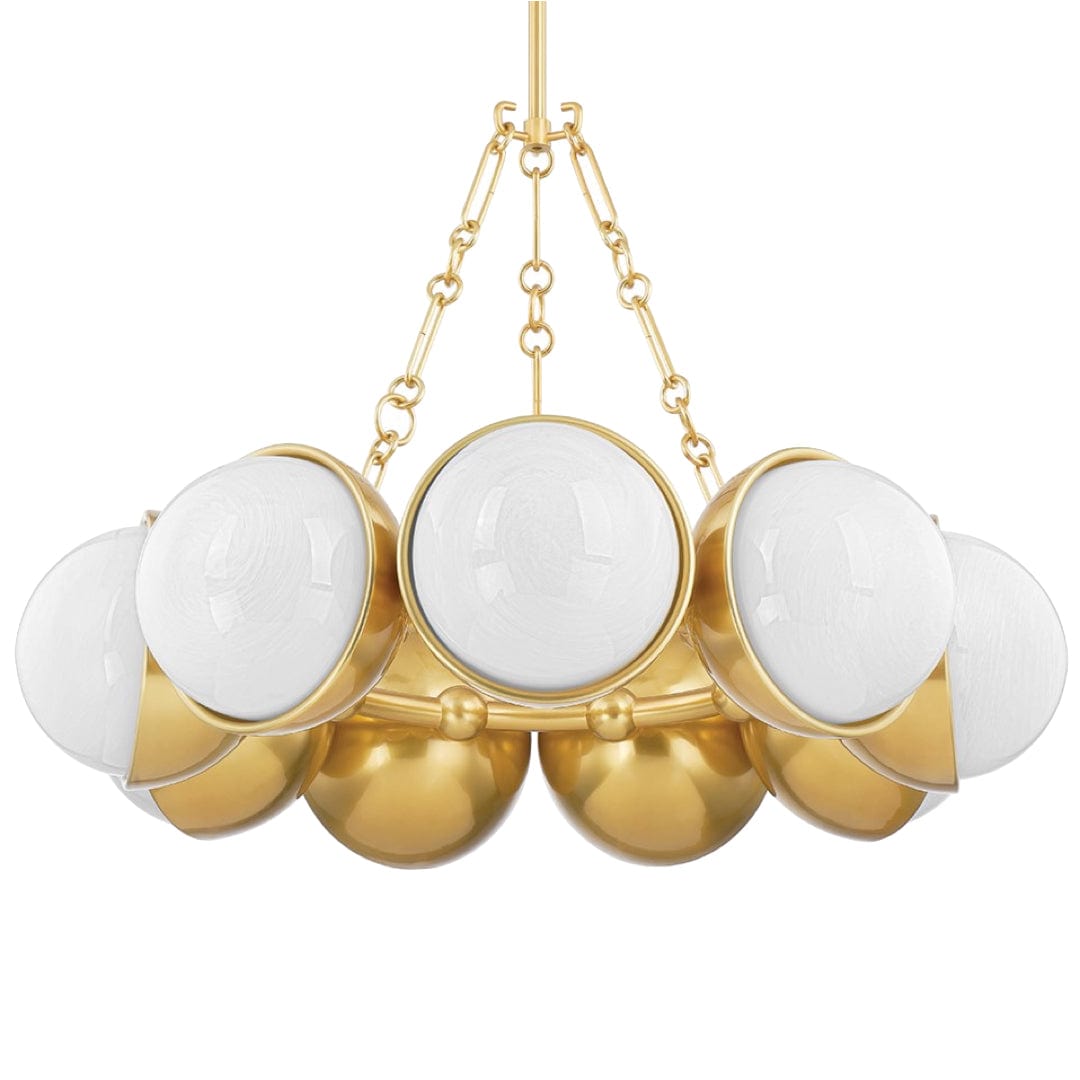 Corbett Lighting Althea Chandelier Lighting corbett-340-34-VPB