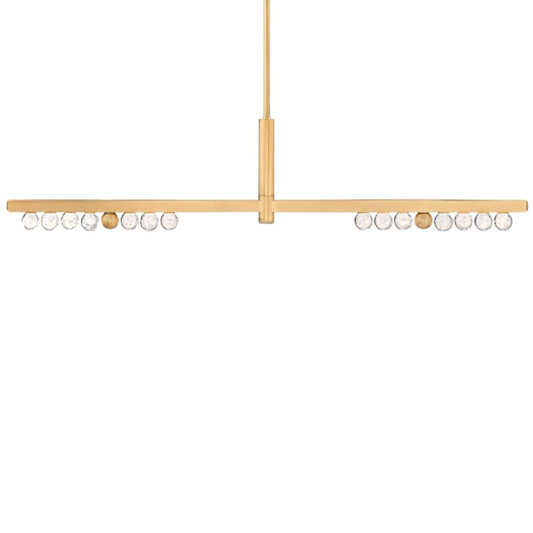 Corbett Lighting Annecy Linear Chandelier Linear Chandelier corbett-382-51-VB