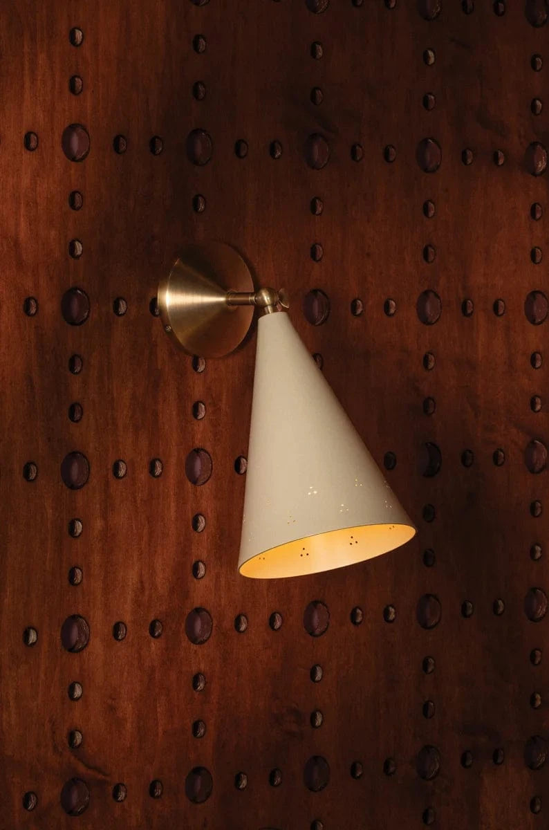 Cortney Bishop Pawley Wall Sconce Wall Sconces CB8613-HB/SSD 806134957551