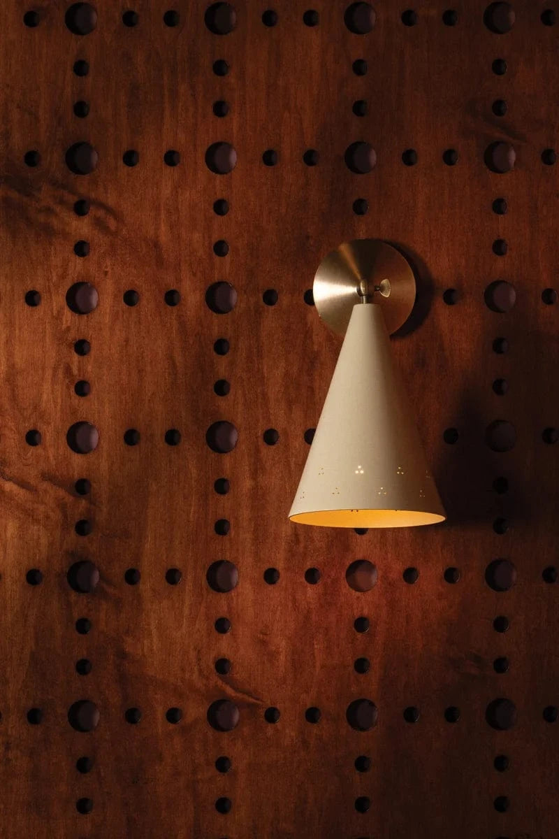 Cortney Bishop Pawley Wall Sconce Wall Sconces CB8613-HB/SSD 806134957551