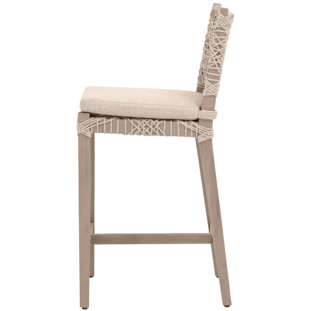 Costa Outdoor Counter Stool Bar + Counter Stools 6849CS.OAT/ECR/W-ET 842279145699