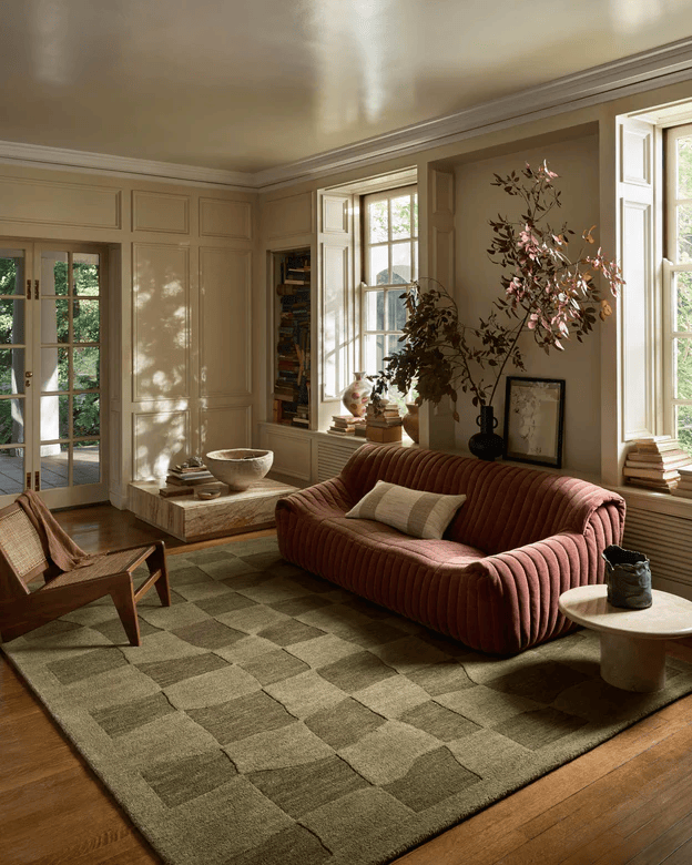 Craven Green/Olive Rug Area Rugs
