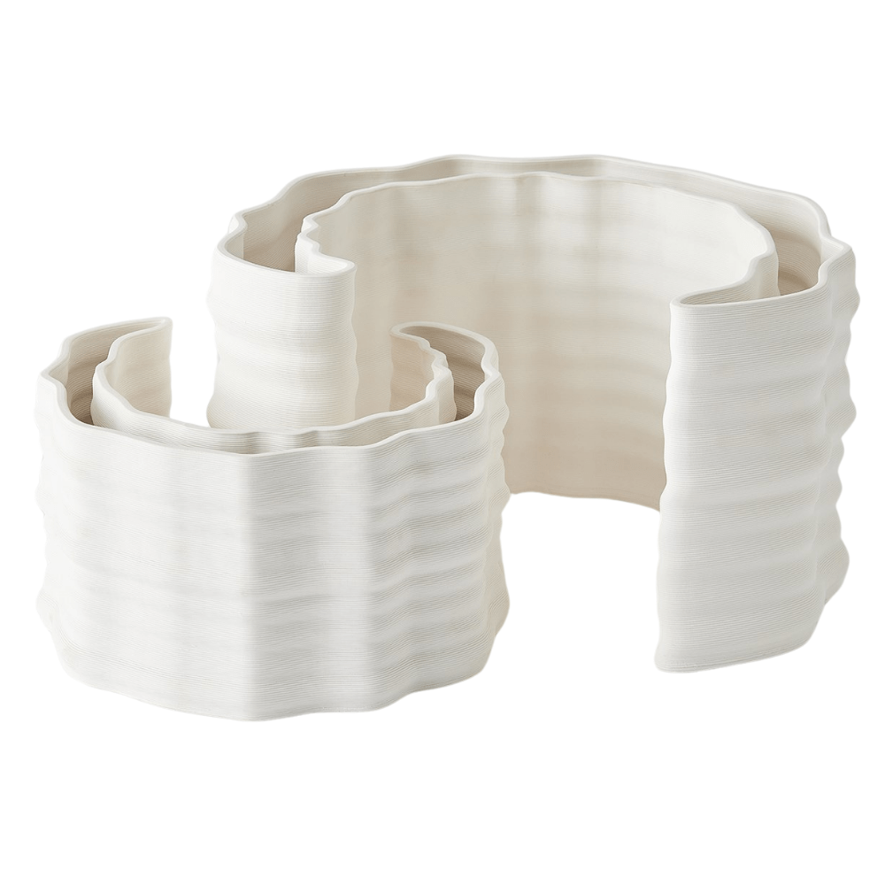 Crescent Printed Vases Vases