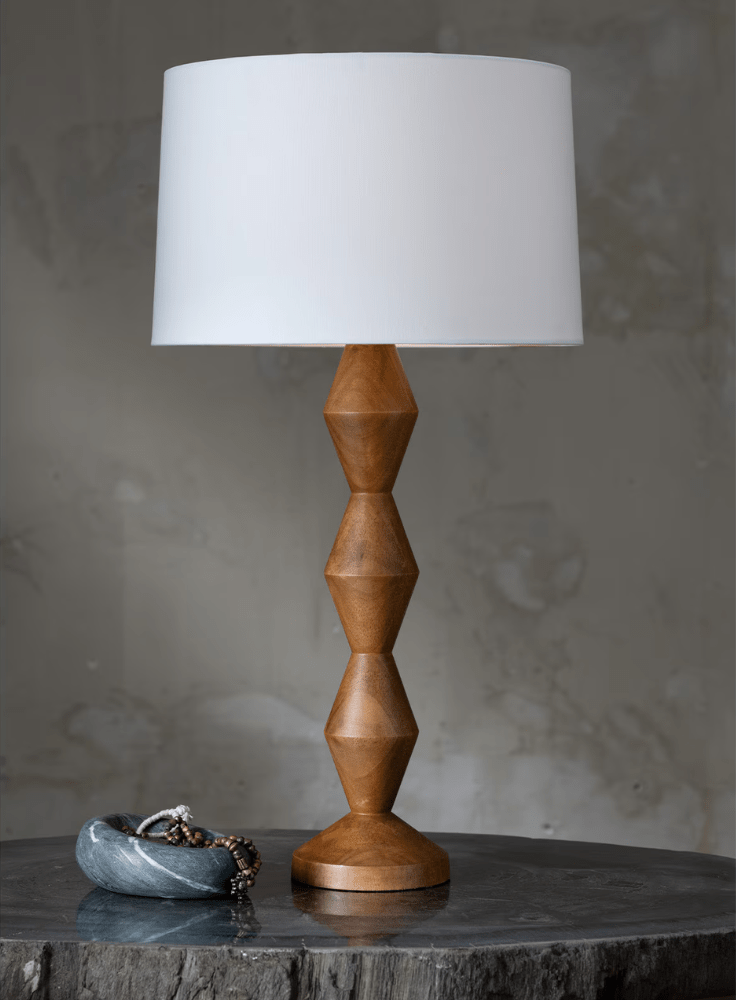 Crew Walnut Buffet Lamp Lighting